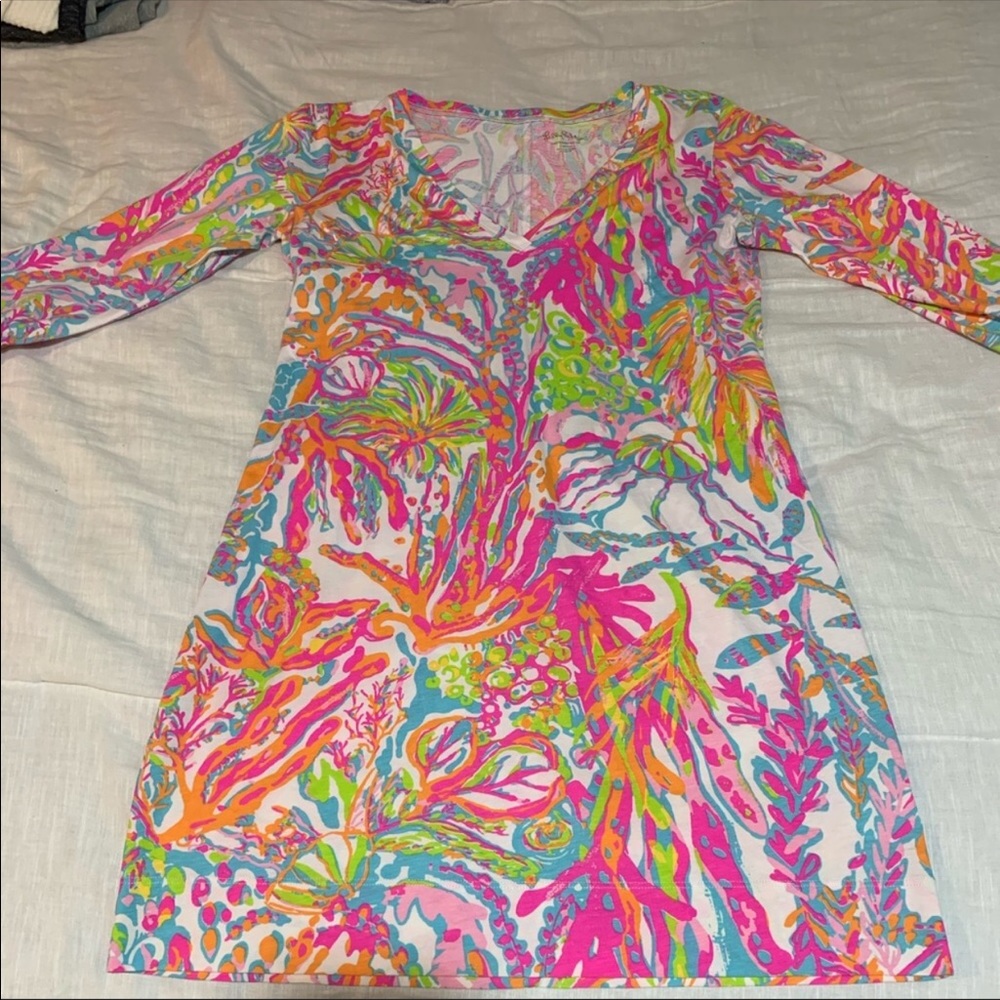 Lilly Pulitzer Scuba to Cuba Christie Large EUC
